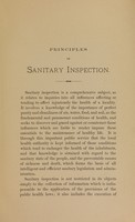 view Principles of sanitary inspection / by William H. Ford.