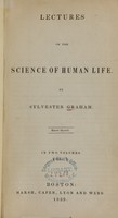 view Lectures on the science of human life (Volume 1).