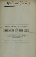 view Report of special committee on diseases of the eye.