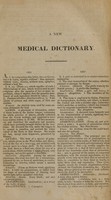 view Lexicon-medicum, or, Medical dictionary : containing an explanation of the terms in anatomy, botany, chemistry, materia medica, midwifery, mineralogy, pharmacy, physiology, practice of physic, surgery, and the various branches of natural philosophy connected with medicine : selected, arranged, and compiled, from the best authors / by Robert Hooper.