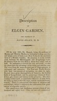 view Description of Elgin Garden, the property of David Hosack, M.D.