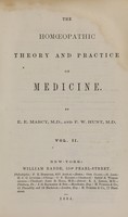 view The homoeopathic theory and practice of medicine (Volume 2).