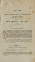 view Manual of general, descriptive, and pathological anatomy (Volume 2).