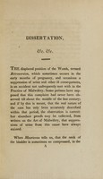 view A dissertation on retroversion of the womb : including some observations on extra-uterine gestation.