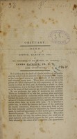 view Obituary : died in Boston, March 27, 1834, at the residence of his father, Dr. Jackson, James Jackson, Jr. M.D. aged twentyfour.