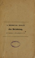 view A medical essay on drinking / by Thomas J. O'Flaherty.