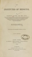 view The institutes of medicine / by Martyn Paine.