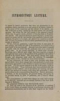 view An introductory lecture on the comparative state of the profession of medicine, and of medical education in the United States and Europe : session MDCCCXLVI-VII / by John Revere.