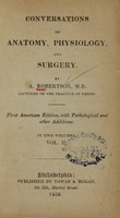 view Conversations on anatomy, physiology, and surgery (Volume 2).