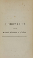 view A short guide for the rational treatment of children, in health and disease, by water / by C.C. Schieferdecker.