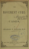 view The movement cure; with cases.