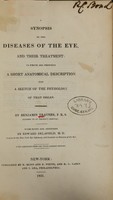 view A synopsis of the diseases of the eye, and their treatment : to which are prefixed a short anatomical description and a sketch of the physiology of that organ / by Benjamin Travers ; with notes and additions by Edward Delafield.