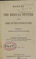 view Manual of the medical officer of the Army of the United States / by Charles S. Tripler.