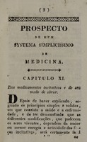 view Prospecto de hum systema simplicissimo de medicina: ou Illustração e confirmação da nova doutrina medica de Brown (Volume 2).