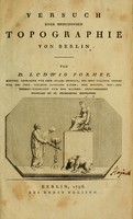 view Versuch einer medicinischen Topographie von Berlin / von D. Ludwig Formey.