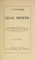 view A text-book of legal medicine.