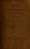 view Thèse présentées a la Faculté des Sciences de Paris pour obtenir le grade de docteur ès sciences physiques / par Mme Sklodowska Curie.