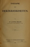 view Therapie der Herzkrankheiten / von Ludwig Braun.