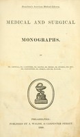 view Medical and surgical monographs / by Ashwell [and others].