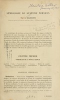 view Sémiologie du système nerveux / par J. Dejerine.