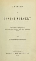 view A system of dental surgery.