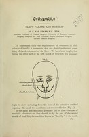 view Cleft palate and harelip.