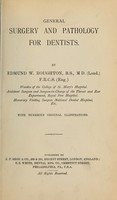 view General surgery and pathology for dentists / by Edmund W. Roughton.