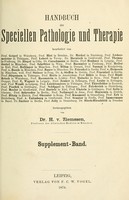 view Handbuch der speciellen Pathologie und Therapie / herausgegeben von H. v. Ziemssen.