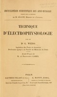 view Technique d'électrophysiologie.