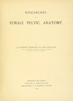 view Researches in female pelvic anatomy.