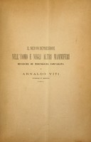 view Il nervo depressore nell'uomo e negli altri mammiferi : ricerche di morfologia comparata / di Arnaldo Viti.