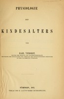 view Physiologie des Kindesalters.