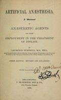 view Artificial anaesthesia : A manual of anaesthetic agents and their employment in the treatment of disease / By Laurence Turnbull.