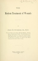 view The modern treatment of wounds.