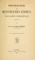 view Physiologie des menschlichen Athmens nach eigenen Untersuchungen dargestellt.