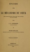 view Etudes sur le mécanisme du coeur / traduit du norwégien.