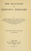 view The diagnosis of nervous diseases / by Purves Stewart.