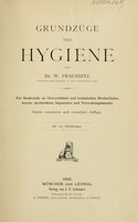 view Grundzüge der Hygiene : unter Berücksichtigung der Gesetzgebung des Deutschen Reichs und Oesterreichs; für Studirende an Universitäten und technischen Hochschulen, Aerzte, Architekten, Ingenieure und Verwaltungsbeamte.