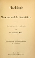 view Physiologie des menschen und der säugethiere.