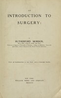 view An introduction to surgery.