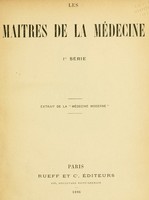 view Les maitres de la médecine : 1re Série.