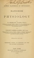 view Kirkes' Handbook of physiology.