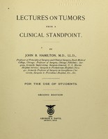 view Lectures on tumors from a clinical standpoint.