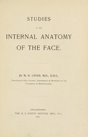 view Studies of the internal anatomy of the face / by M.H. Cryer.