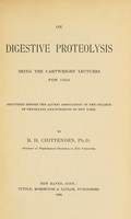 view On digestive proteolysis.