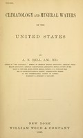 view Climatology and mineral waters of the United States, by A. N. Bell.