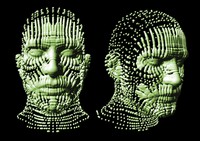 view Constructing a human face.