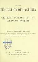 view On the simulation on hysteria by organic disease of the nervous system.