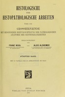 view Histologische und histopathologische Arbeiten uber die Grosshirnrinde mit besonderer Berucksichtigung der Geisteskrankheiten.