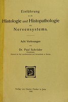 view einfuhrung in die Histologie und Histopathologie des Nervensystems.